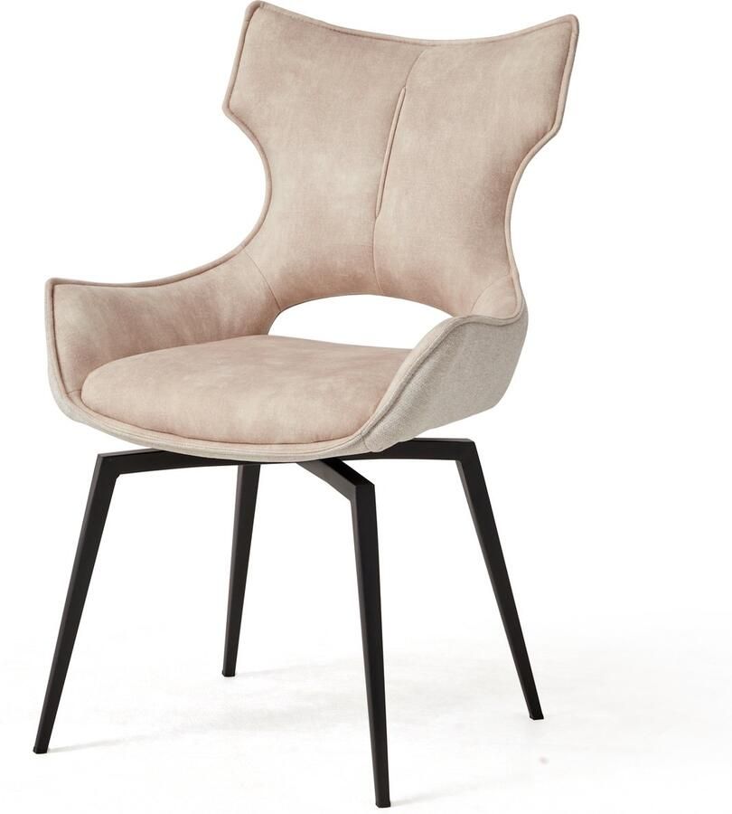 Milano the label Eetkamerstoel Enzo set van 2 beige