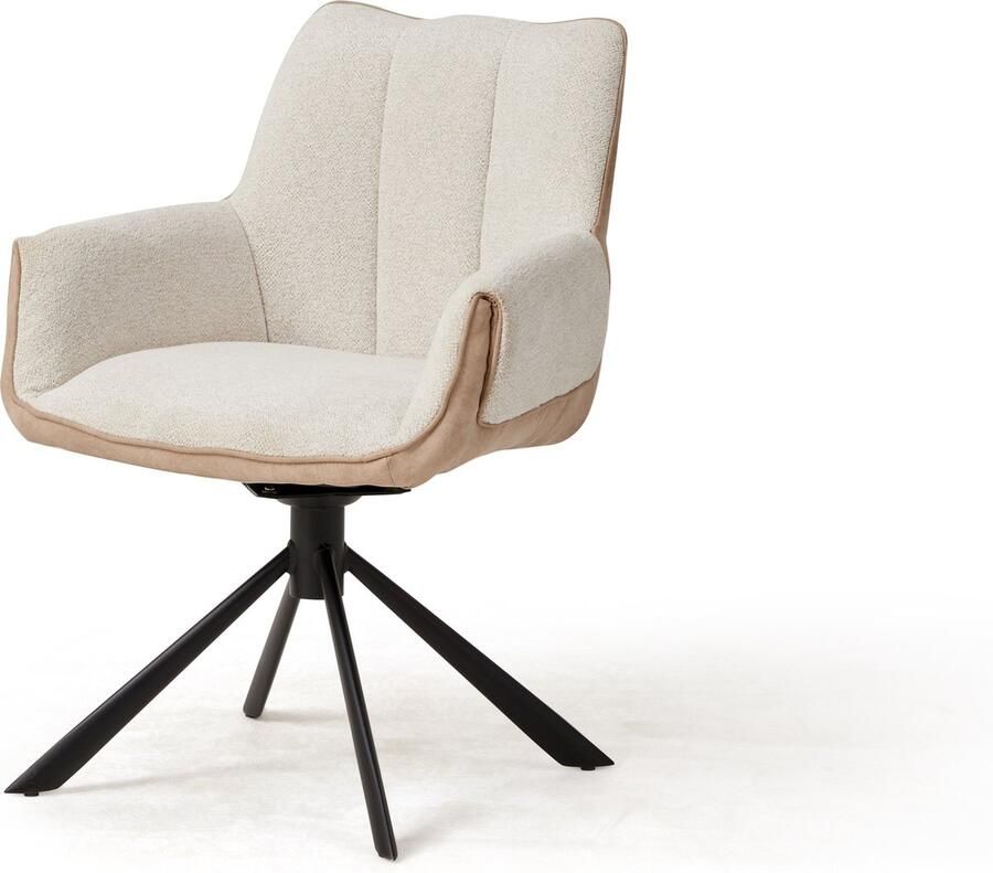 Milano the label Eetkamerstoel Renzo set van 2 beige