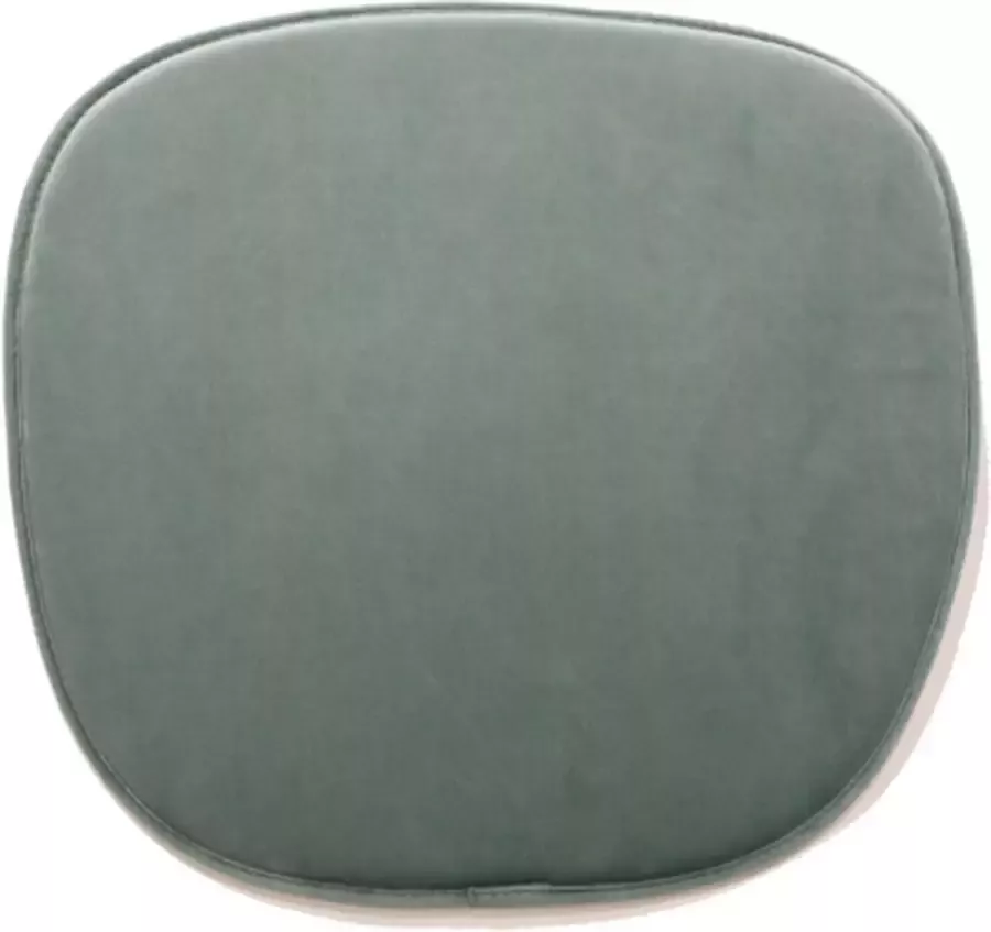 MILLA Zitkussen voor Eetkamerstoel 2 Stuks Universeel Zitkussen 40 x 40 cm Groen Velvet