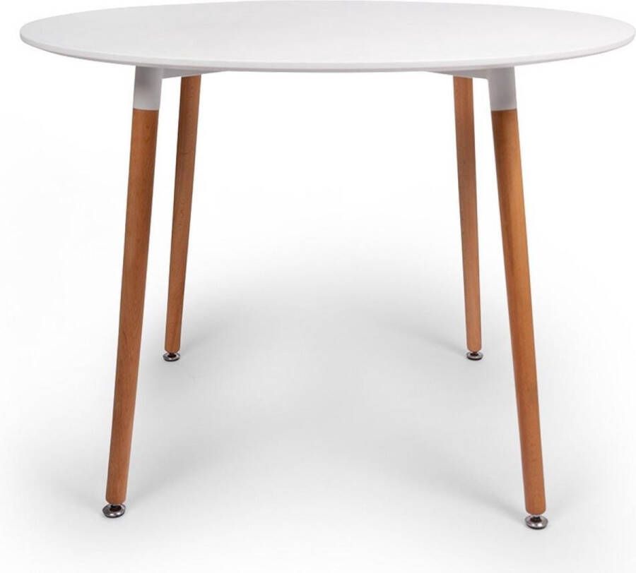 Milton & Oldbrook BAM-Meubel Eettafel Pixie Ø 100 cm Wit