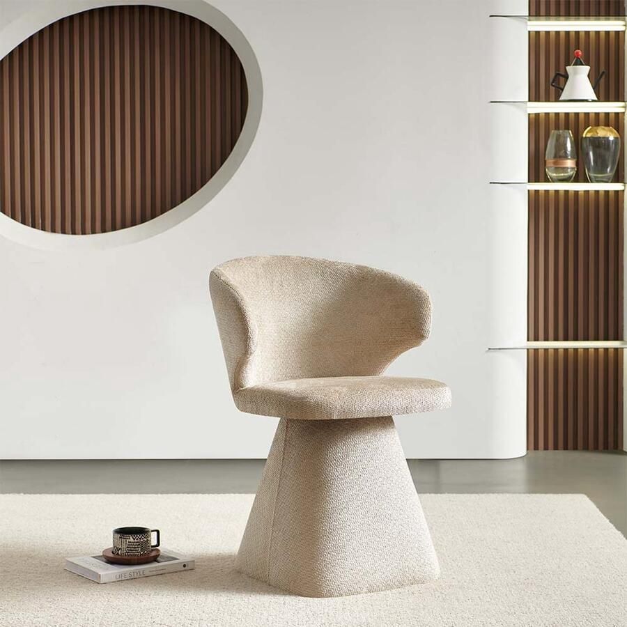 Milton & Oldbrook Eetkamerstoel Draaibaar Hanover Beige