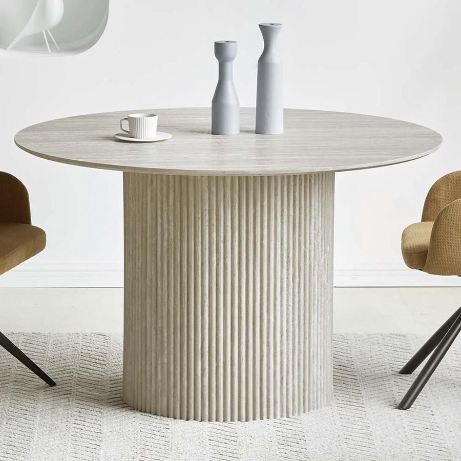 Milton & Oldbrook Eettafel Ø 120 cm Tornio Grijs