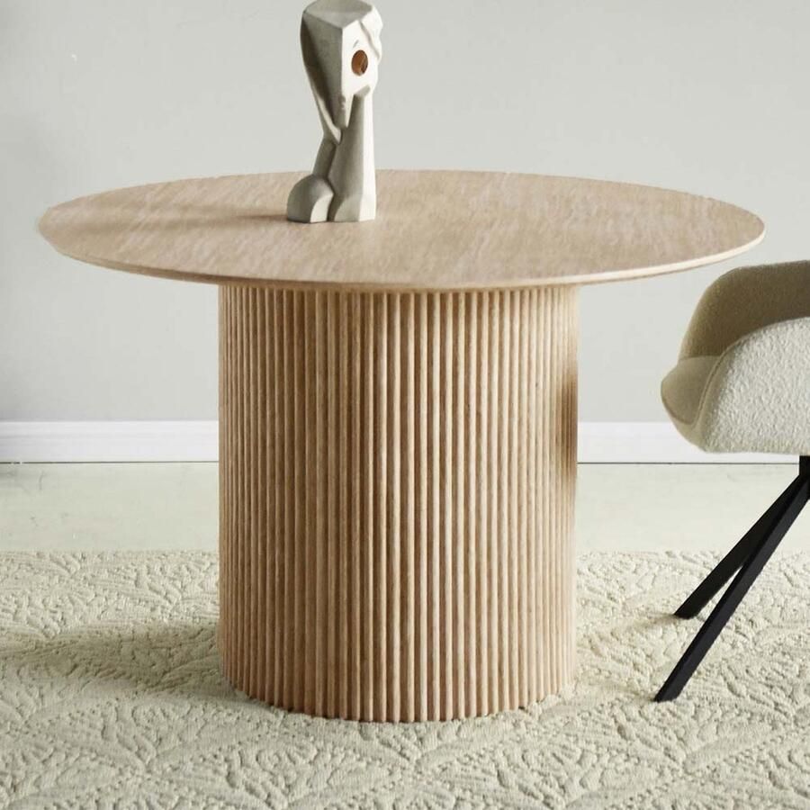 Milton & Oldbrook Eettafel Ø 120 cm Tornio Zand