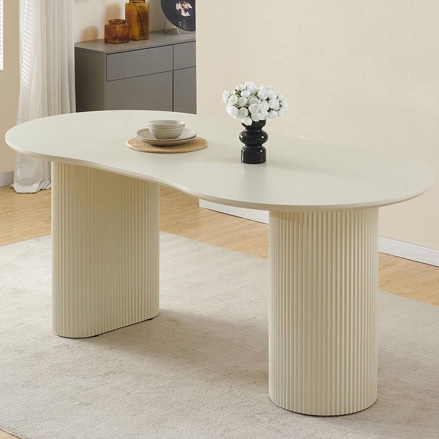 Milton & Oldbrook Eettafel 180 cm Motala Crème