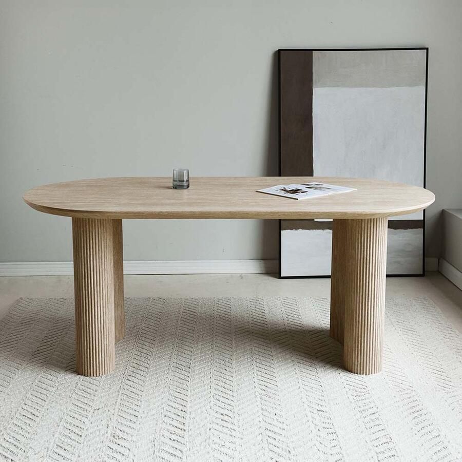 Milton & Oldbrook Eettafel 180 cm Tornio Zand