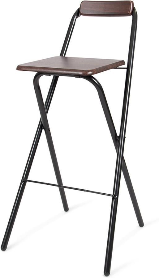 Milton & Oldbrook Inklapbare Barkruk Belfast Walnoot