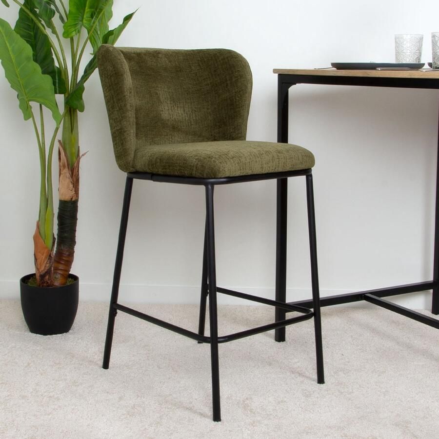 Milton & Oldbrook Lage Barkruk Toledo Groen