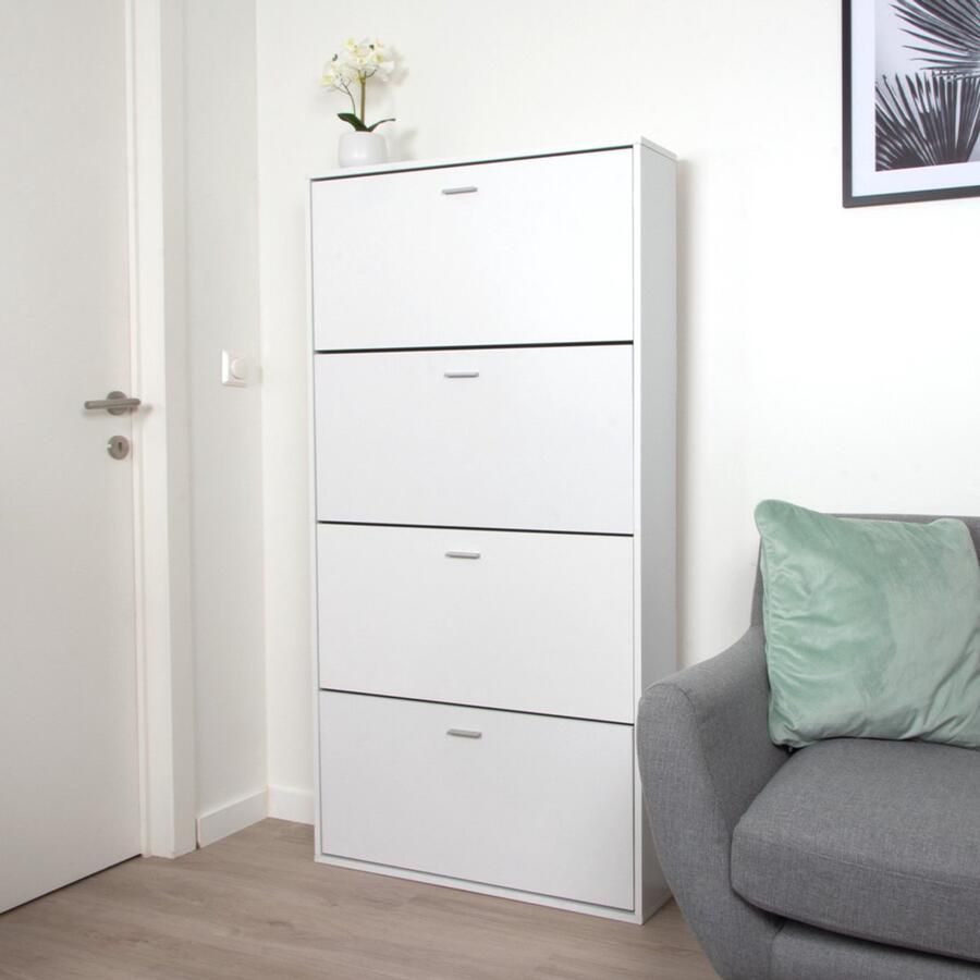 Milton & Oldbrook Schoenenkast Maribor Wit