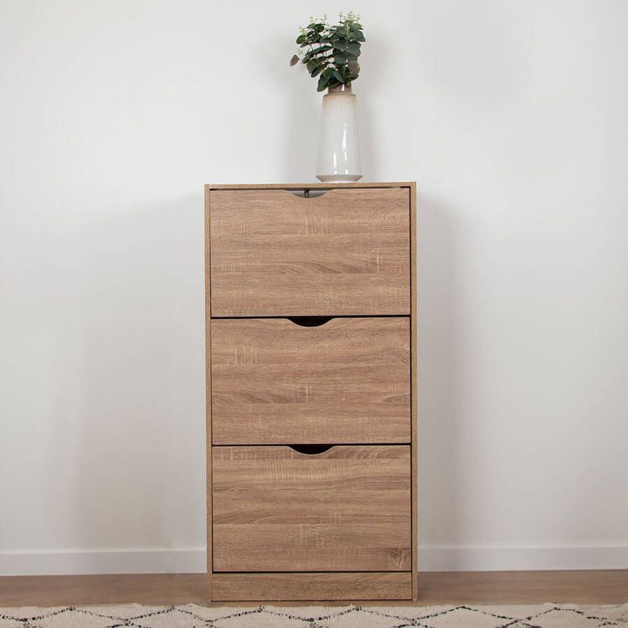 Milton & Oldbrook Schoenenkast Prato Hout