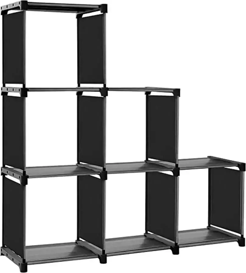 MINA Kast Opbergkast Boekenplank 6 Kubus Plank Organizer voor Woonkamer