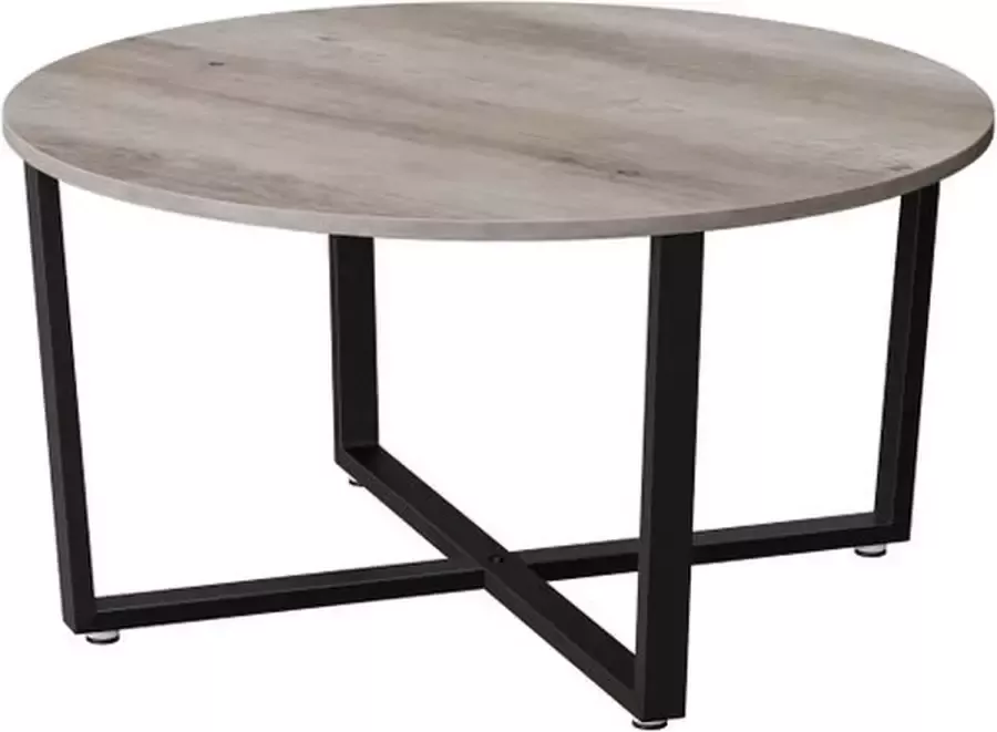 MINA Ronde salontafel Stabiel stalen frame Industrieel design - Foto 2