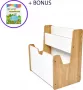Minera De kids Crane Montessori Boekenkast kind Boekenkast kinderkamer Speelgoedkast Boekenkastje Boekenkast voor kinderen Stevige Boekenkast Opbergkast Speelgoed - Thumbnail 2