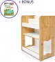 Minera Seagull Montessori Speelgoedkast Kinder boekenkast Kinderkamer boekenrek Opbergkast Boekenkastje Opbergkast voor kinderen Boekenrek Opbergkist Speelgoed - Thumbnail 2