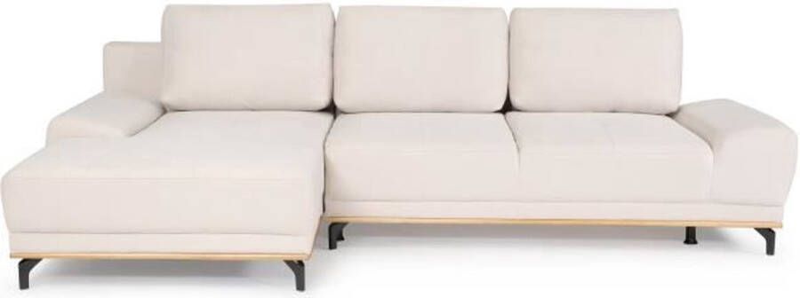 MiniMax Linker converteerbare hoekbank 4 plaatsen campsay beige stof l 283 x d 164 x h 73 cm agathe