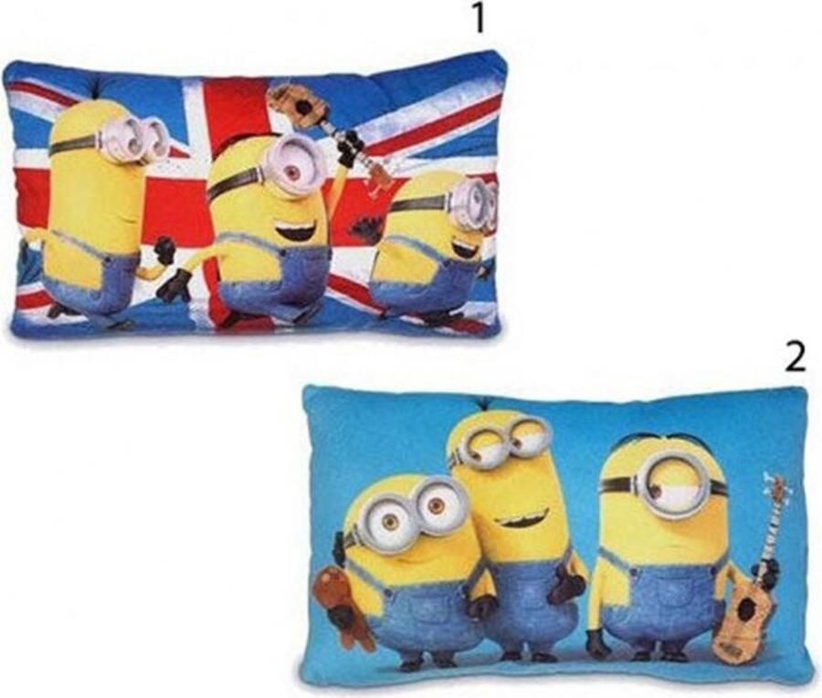 Minions Set van 2 kussens Sierkussen Deco Kinderkamer- Slapen- Bed- Kamer- Decoratie- Sierkussen