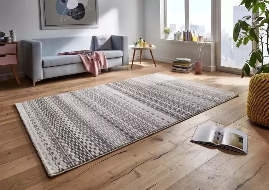 Mint rugs Design vloerkleed Shiver grijs 80x150 cm