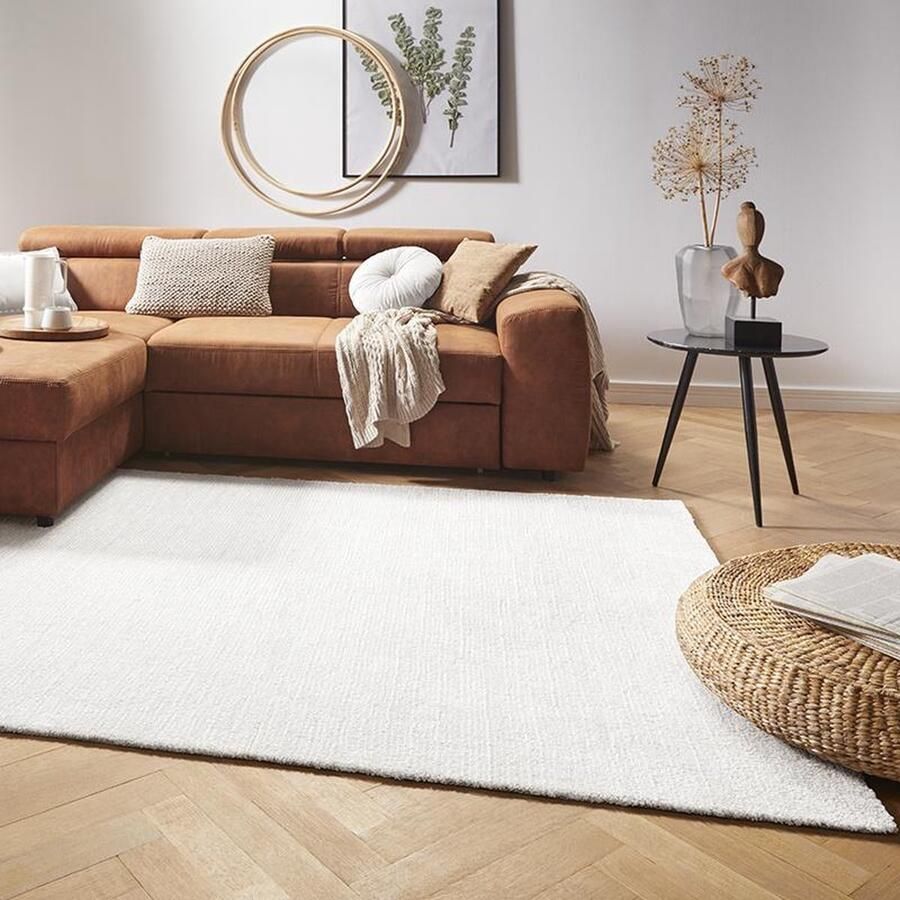 HANSE Home Vloerkleed Supersoft Kortpolig loper modern effen woonkamer slaapkamer