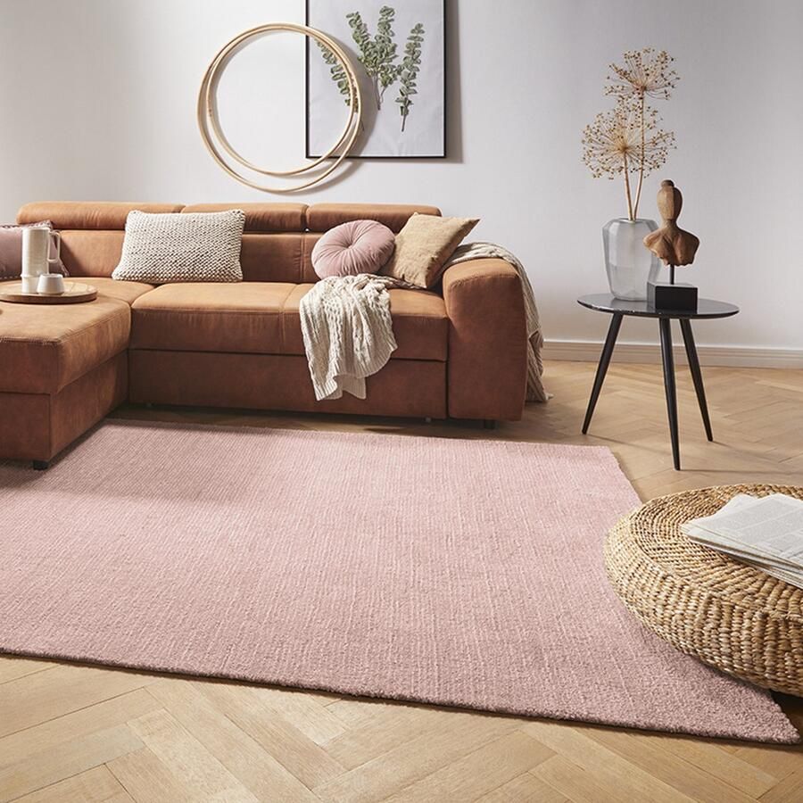 HANSE Home Vloerkleed Supersoft Kortpolig loper modern effen woonkamer slaapkamer