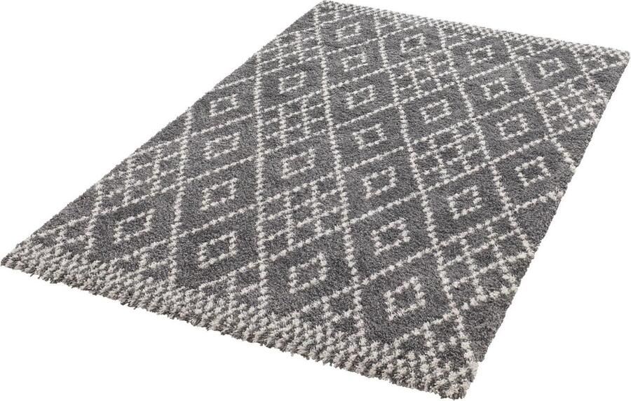 Mint rugs Modern design vloerkleed Chess crème grijs 120x170 cm - Foto 3