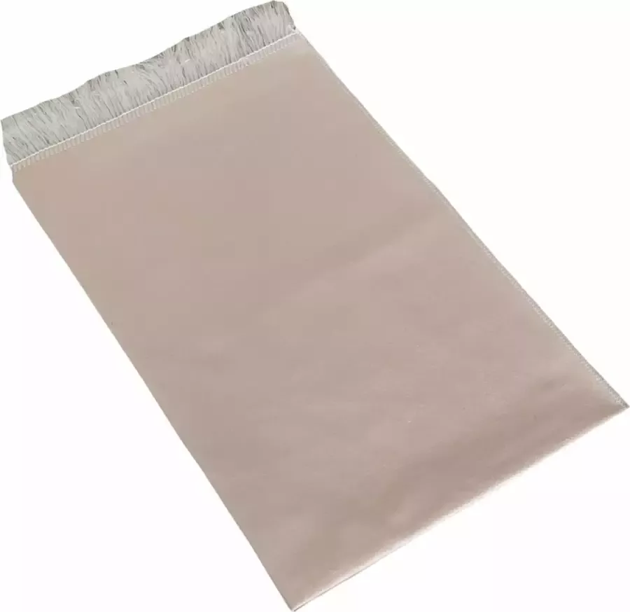 Mirac Gebedskleed Fluweel Dun Wit Creme