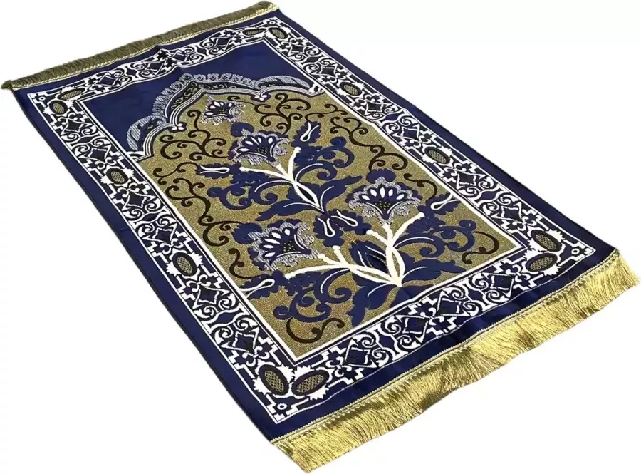 Mirac Gebedskleed met motief blauw