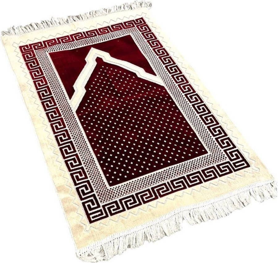 Mirac Gebedskleed met motief Rood