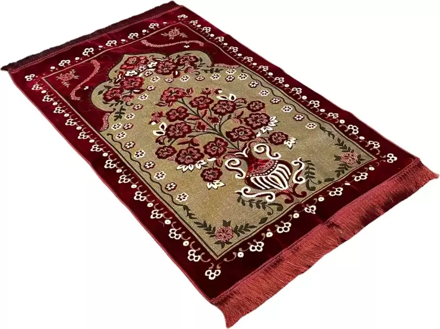 Mirac Gebedskleed met motief rood