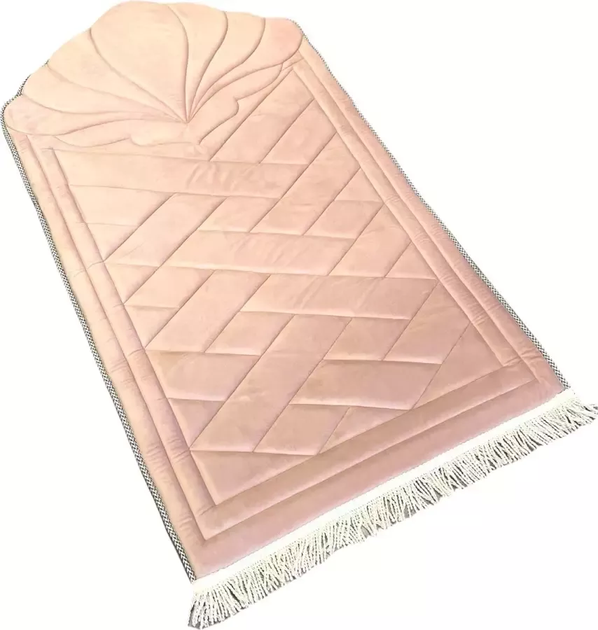 Mirac Luxe gebedskleed met voering roze