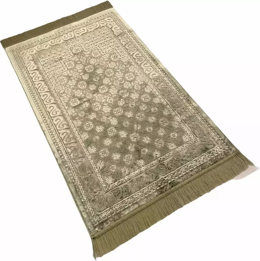 Mirac Luxe Gebedskleed Velvet Groen