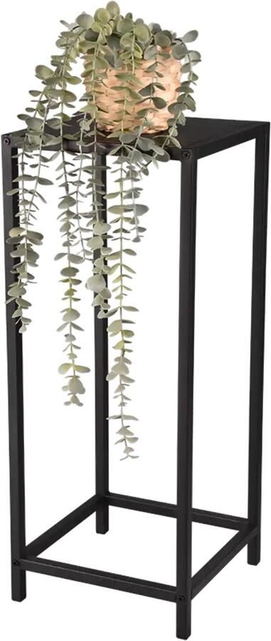 Mirrors and More Bijzettafel Vera H 60 cm zwart