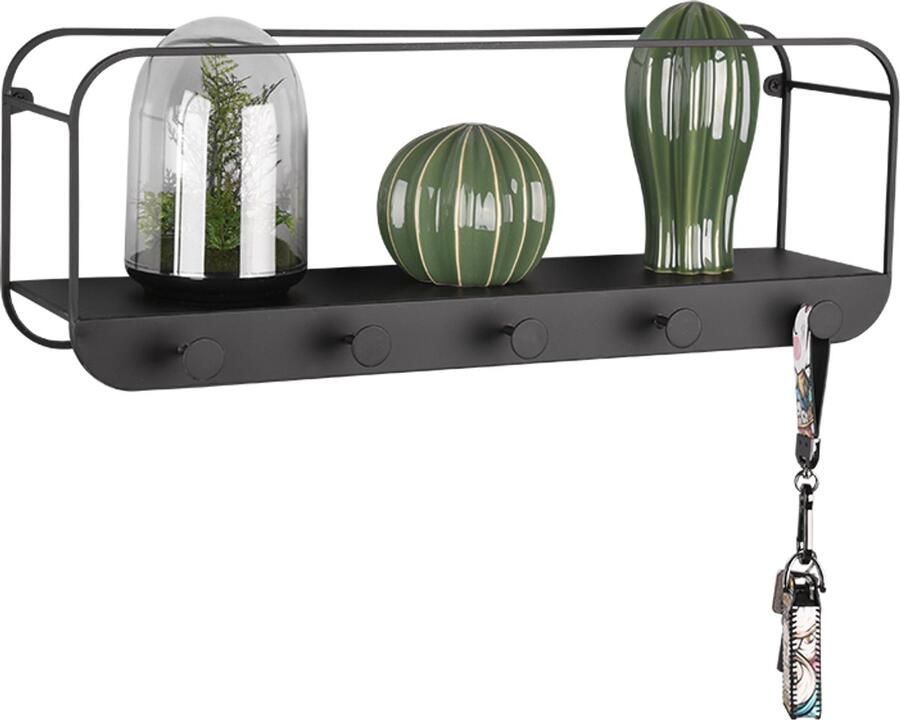 Mirrors and More Kapstok Linda 5 haken B 50 cm zwart - Foto 3