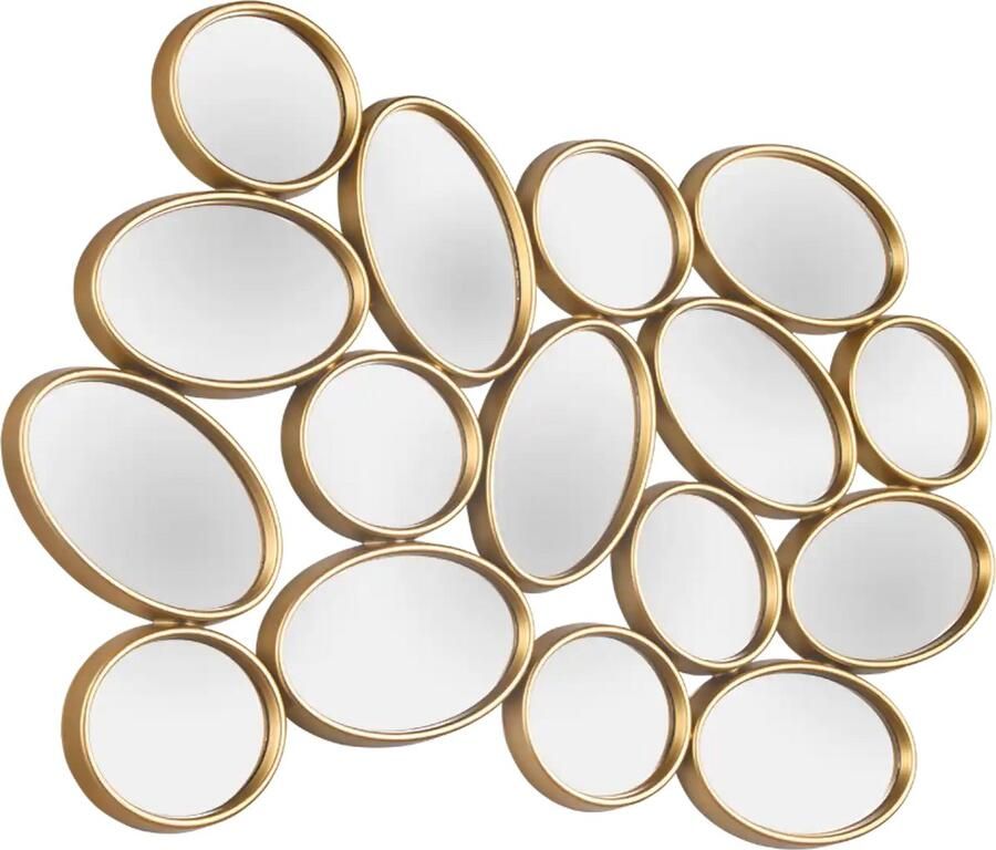 Mirrors and More Spiegel Madita H 61 cm B 90 cm mat goud