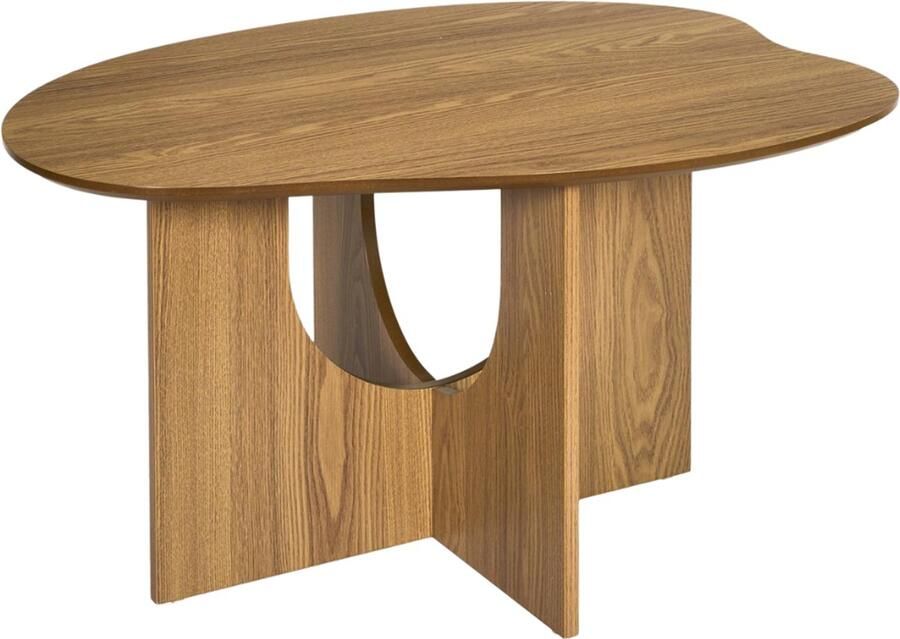 MISOU Calypso Koffietafel Salontafel Woonkamer Organische Koffie Tafel Hout