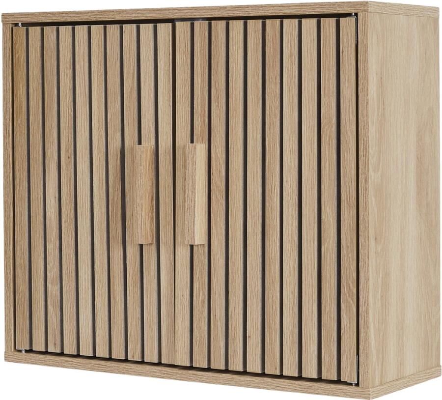 MISOU Klaus Wandkastje Ophangbaar Zwevend Nachtkastje Wandkast Woonkamer Slaapkamer Decoratie