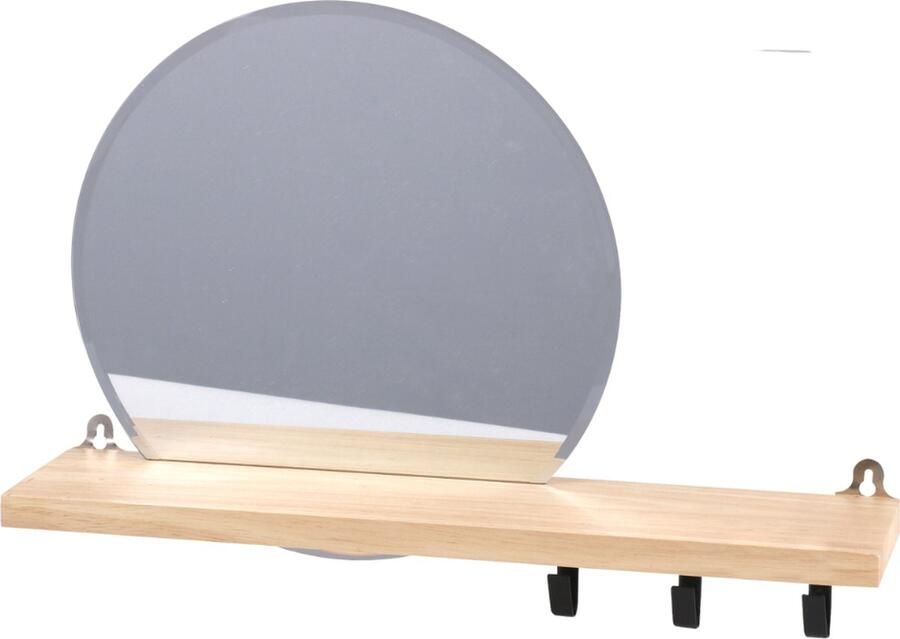 MISOU Sleutelrekje Wandplank Spiegel Sleutelkastje