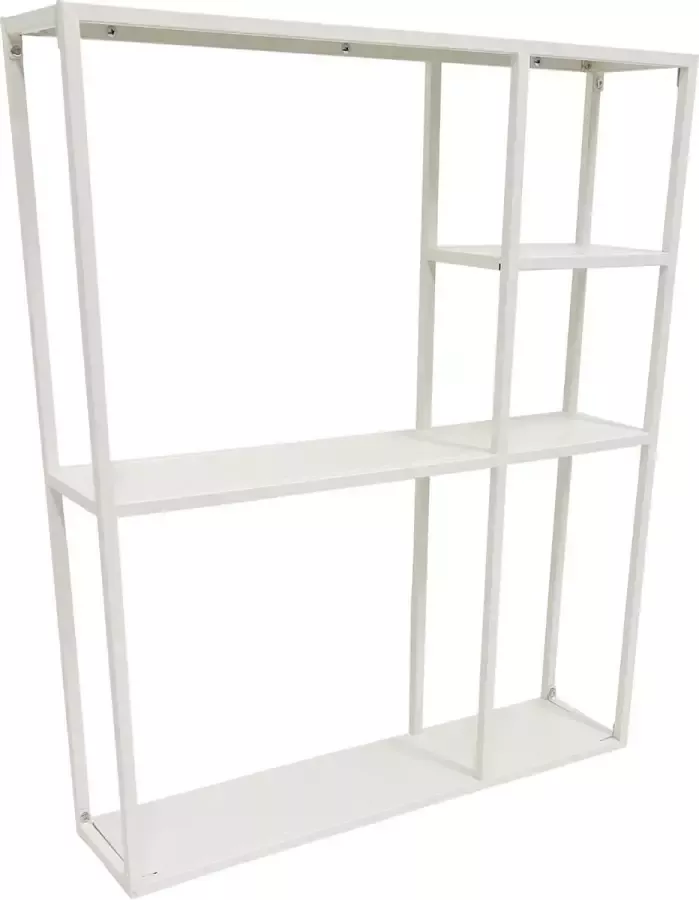 Mister Habitat White 5 Vaks Wandrek 75x18x90 cm