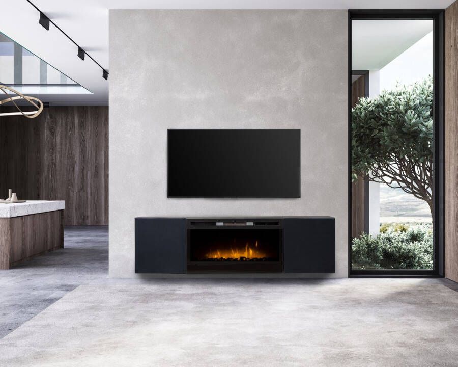 Mister interior TV-meubel Venice Elektrische Open Haard met Opti-Flame Technologie