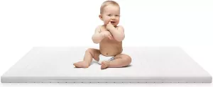 Mister Sandman Babymatras 60x120 cm Koudschuim matras voor en ledikant 60x120 Wasbare hoes Foam matras babybed Getest op schadelijke stoffen Hoegte 5cm