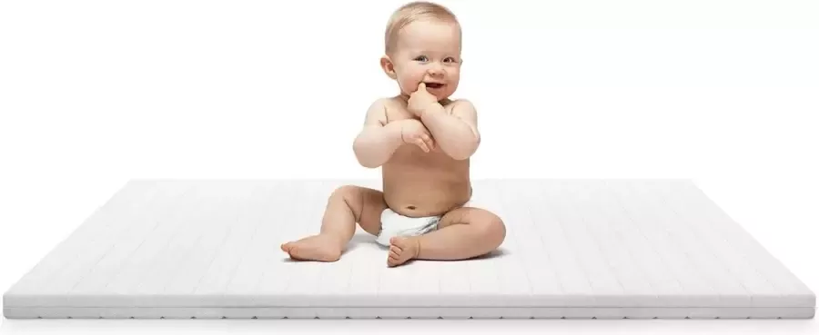 Mister Sandman Ledikant matras 60x120 Baby Matras 60x120 cm van koudschuim Ademend en hygiënisch Wasbare hoes Baby matras zacht ligcomfort Hoogte 5 cm - Foto 2