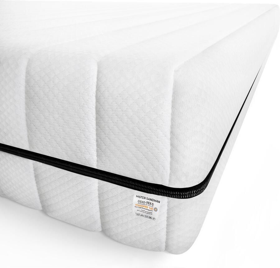 Mister Sandman Matras 160x200 7 zones koudschuim premium plus tijk 15 cm hoog Gemiddeld