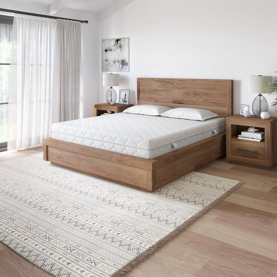 Mister Sandman Matras 160 x 200 cm Hoogte ca. 21 cm Pocketvering matras 160x200 Matrassen ergonomisch Pocketveer matras met koudschuim Matras tweepersoons Matras gemiddeld