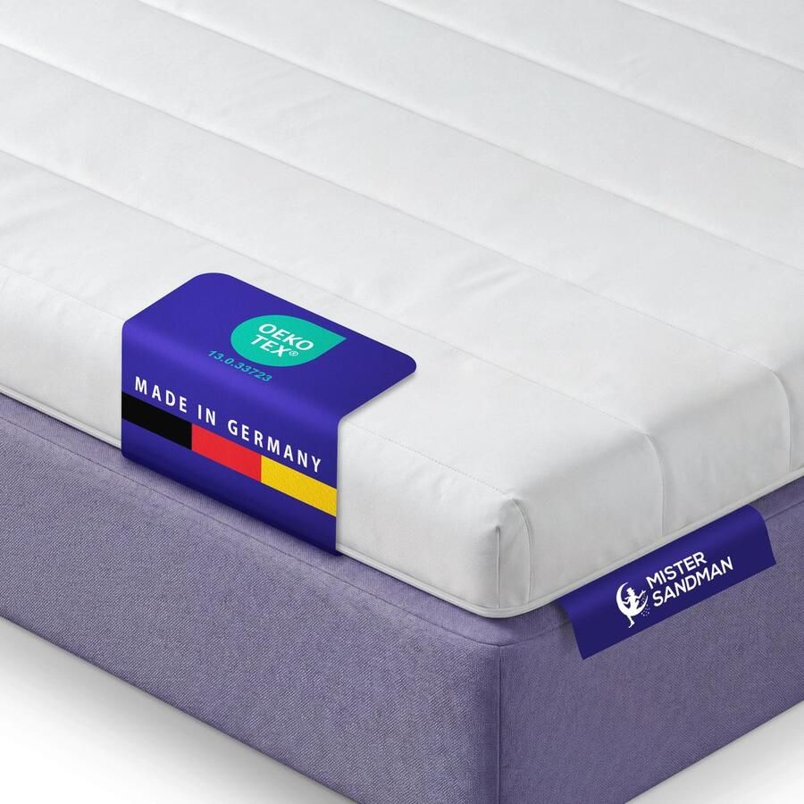 Mister Sandman Topdekmatras 100x190 koudschuim premium tijk matras topper 5 cm hoog Zacht - Foto 2