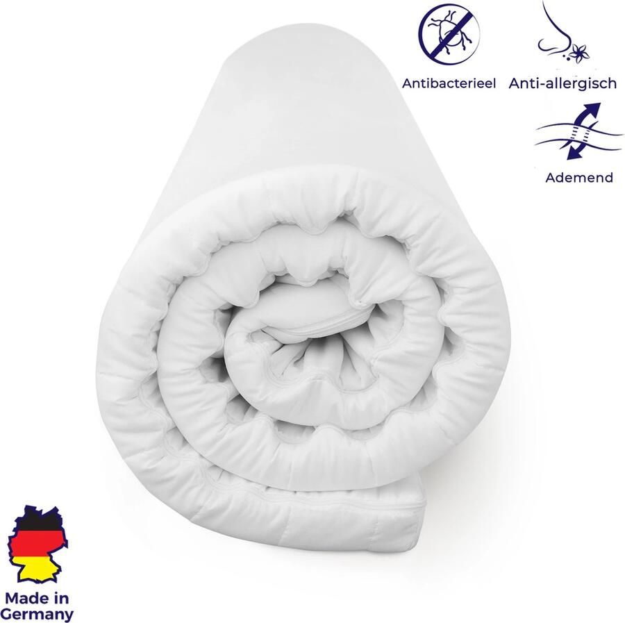 Mister Sandman Topper topdekmatras 80x190 traagschuim microvezel tijk bed topper 5 cm hoog