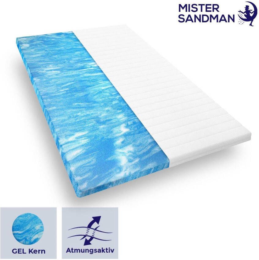 Mister Sandman Topdekmatras 140x200x4 cm gel topper premium tijk gel matrastopper