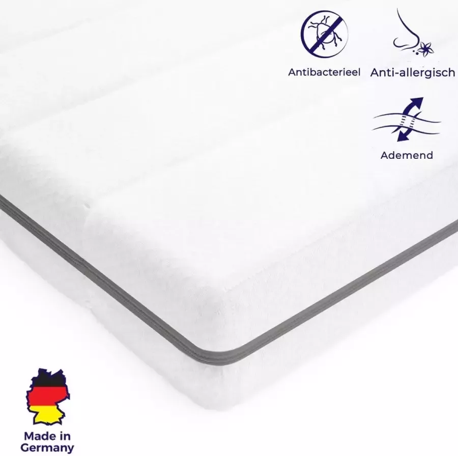 Mister Sandman Topdekmatras 80x200 traagschuim microvezel tijk 5 cm hoog