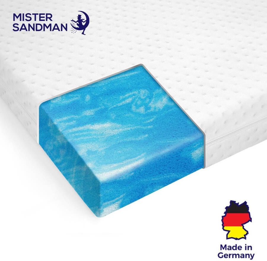 Mister Sandman Topdekmatras gel topper 100x200x4 cm comfort plus tijk