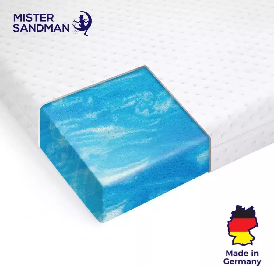 Mister Sandman Topdekmatras gel topper 100x200x4 cm comfort plus tijk