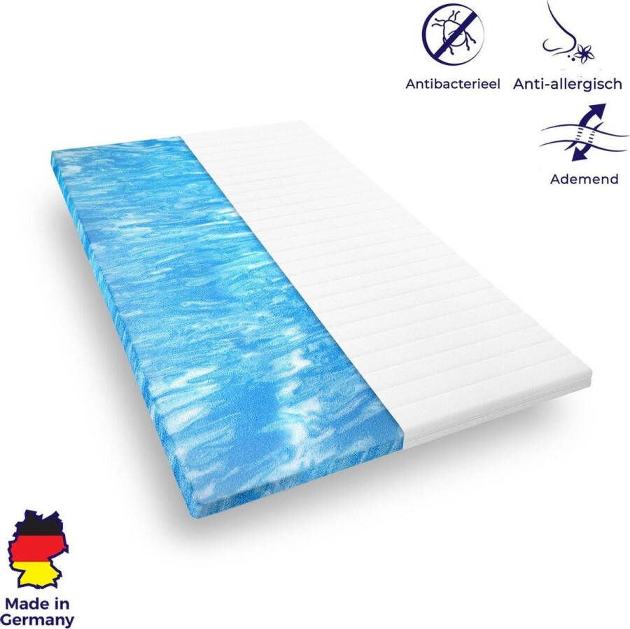 Mister Sandman Topdekmatras gel topper 100x200x4 cm microvezel tijk