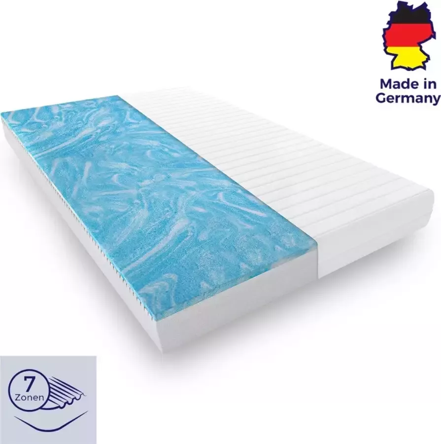 Mister Sandman topper 180x200 premium tijk topdekmatras gel topper matras oplegmatras