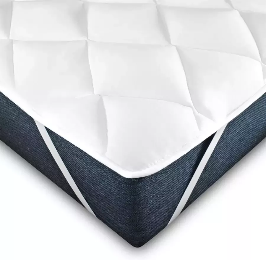 Mister Sandman Soft Topper 80x200 Matras topper van microvezel met Hoekelastieken Matrasbeschermer 80x200 waasbaar - Foto 2